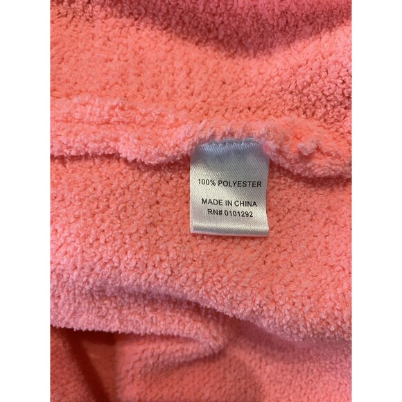 LuLu B Orangy Pink Chenille Womens Soft Comfy Casual Sweater Size Medium - Picture 4 of 6